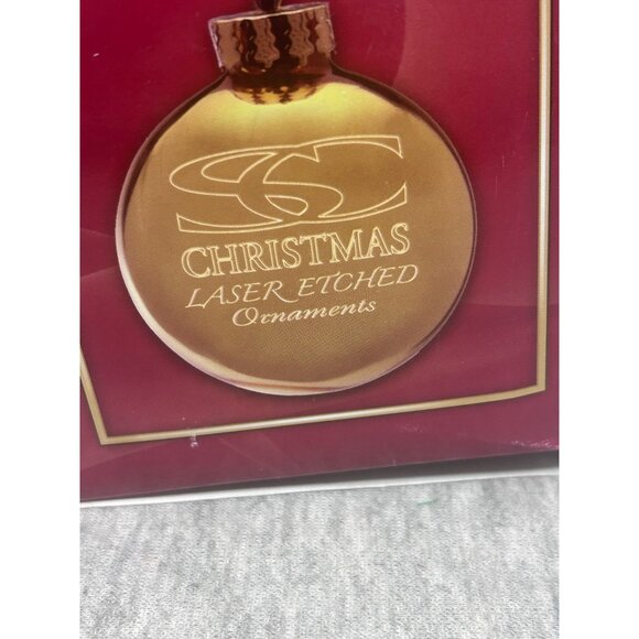 Boston Blue Sox Fenway Laser Etched Christmas Ornament Lights Up - Picture 5 of 7